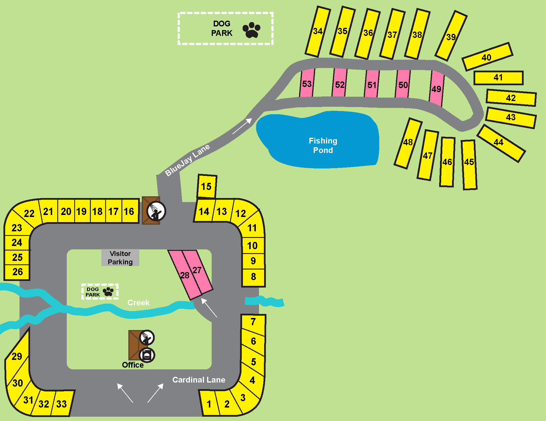 Songbird Rv Park Map - Songbird RV Park Songbird Rv Park Map - Songbird RV Park 2